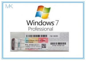 Windows 7 product key location